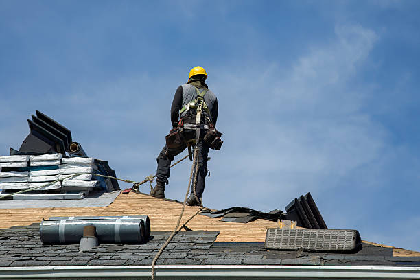 Professional Roof Replacement technician working in Mount Carmel, OH